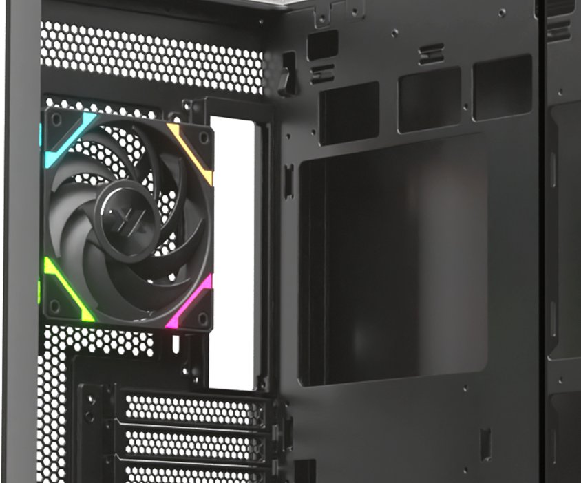 Obudowa XYZ PC GEAR Trifecta ARGB czarna (X-CS-TRIFECTA-B)