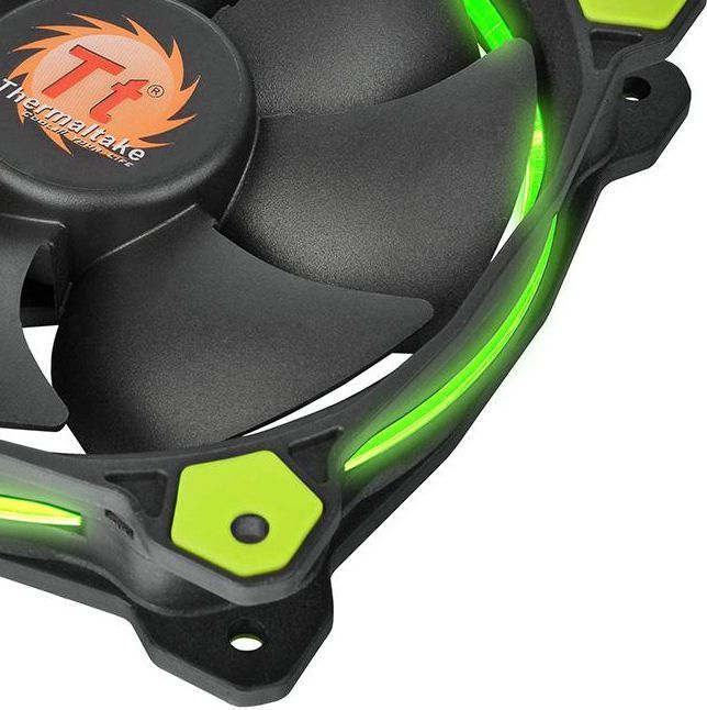Wentylator Thermaltake Riing 14 LED Zielony (CL-F039-PL14GR-A)