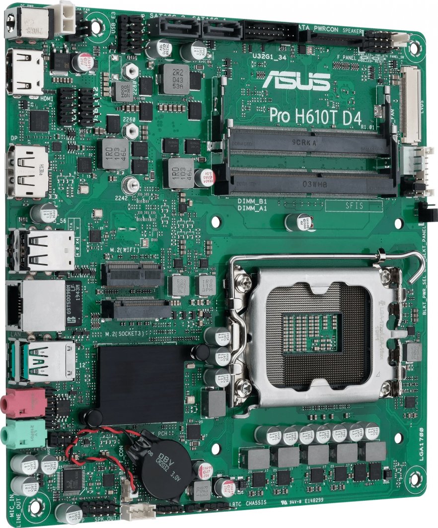 Płyta główna Asus PRO H610T D4-CSM