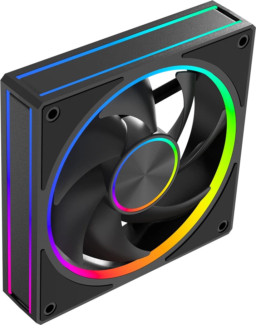 Wentylator Modecom Volcano Loop 120 ARGB Czarny (FAN-LOOP-120S-ARGB-100)