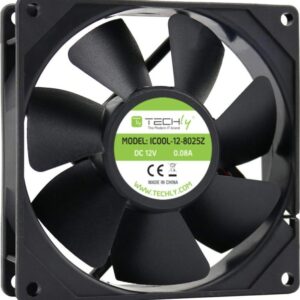 Wentylator Techly 80x80x25 12V (ICOOL-12-8025Z)