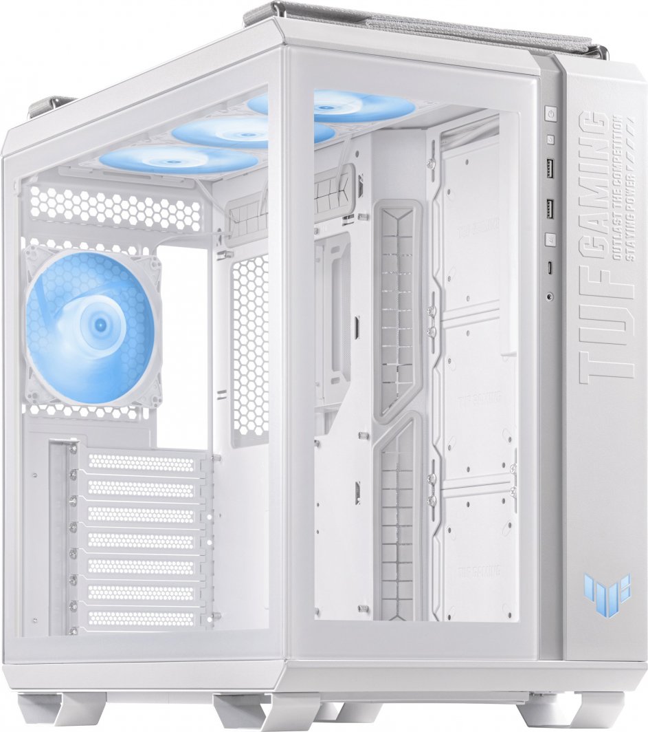 Obudowa Asus TUF Gaming GT502 PLUS TG ARGB biała (90DC0093-B19000)