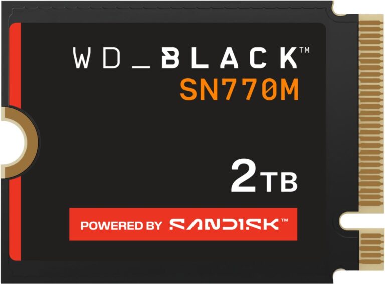 Dysk SSD SanDisk SN770M 2TB M.2 2230 PCI-E x4 Gen4 NVMe (WDS200T3X0G)