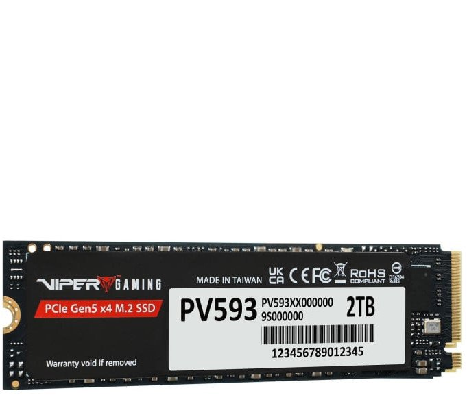 Dysk SSD Patriot Viper PV593 2TB M.2 2280 PCI-E x4 Gen5 NVMe (PV593P2TBM28H)