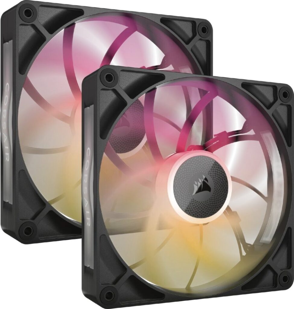 Wentylator Corsair iCUE LINK RX140 MAX RGB 2-pack + Hub (CO-9051036-WW)