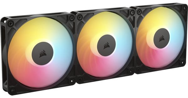 Wentylator Corsair RS120-R ARGB PWM 3-pack czarny (CO-9050196-WW)