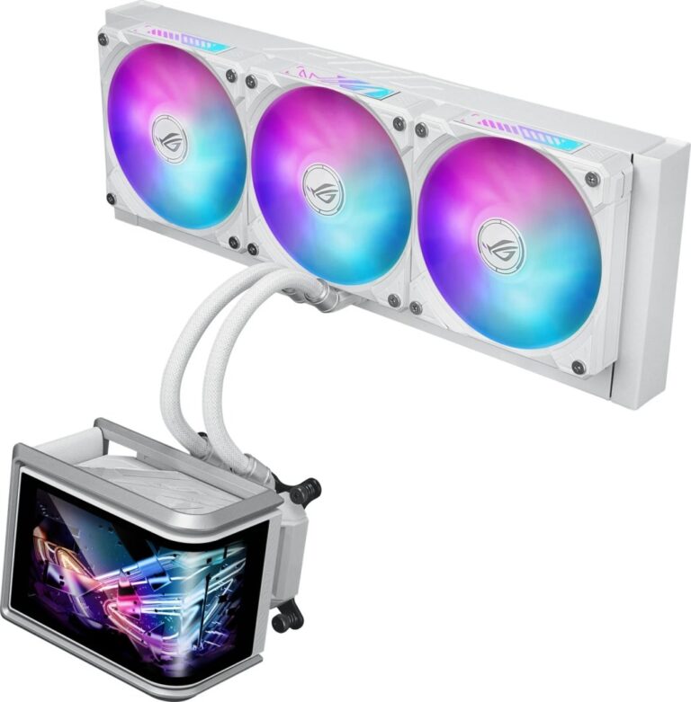 Chłodzenie wodne Asus ROG Ryuo IV SLC 360 ARGB White Edition (90RC0152-B0EAY0)