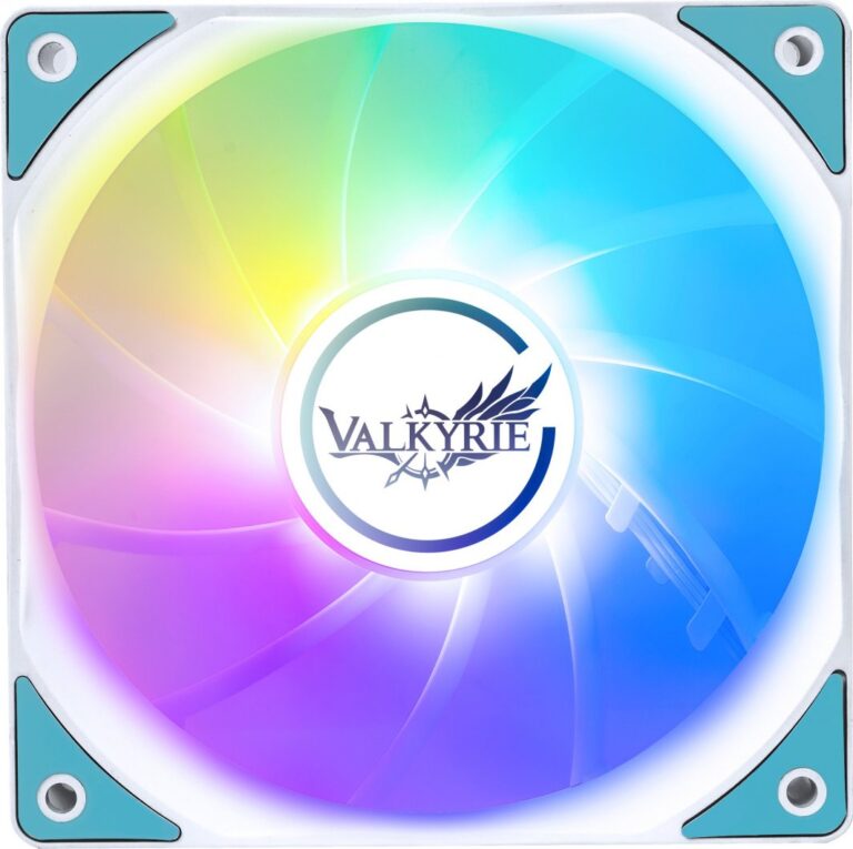 Wentylator Valkyrie V12F ARGB Biały