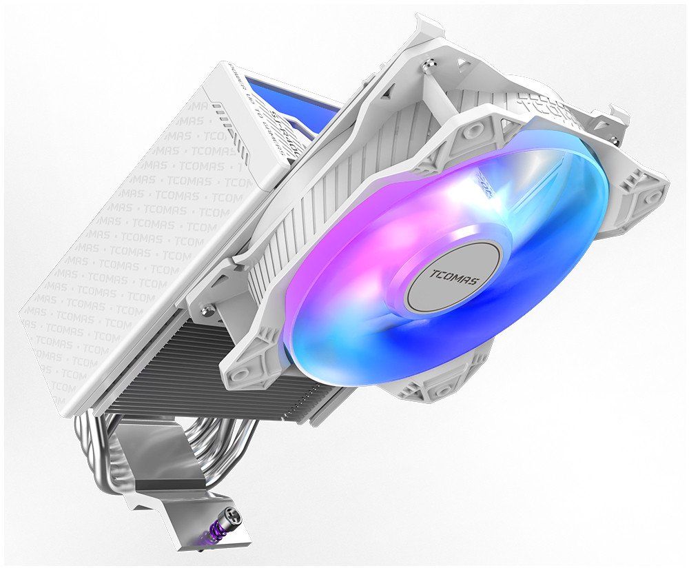 Chłodzenie CPU Tcomas SJ-R400 4HP Białe