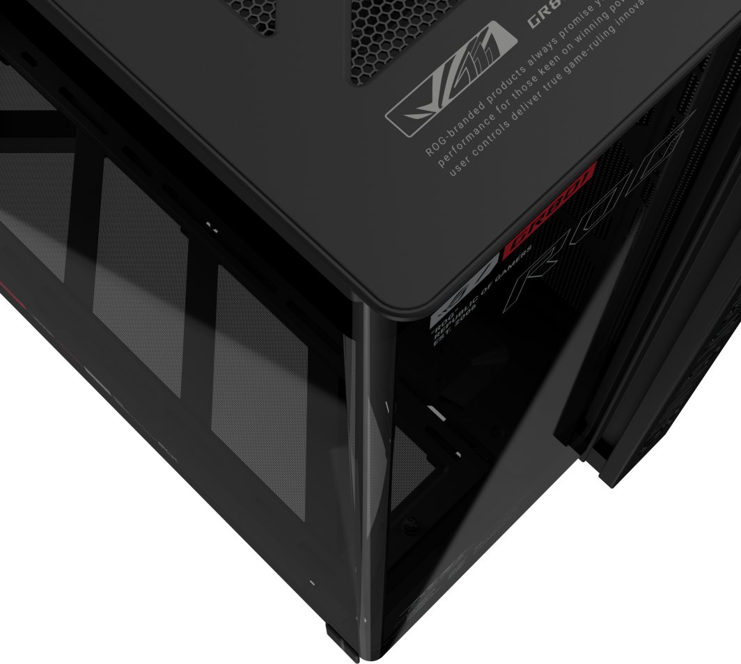 Obudowa Asus ROG Cronox GR801 Curve TG ARGB Black Midi Tower Czarny (90DC00T0-B09030)