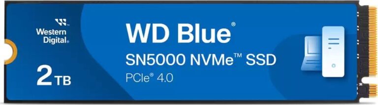 Dysk SSD SanDisk Blue SN5000 2TB M.2 2280 PCI-E x4 Gen4 NVMe (WDS200T4B0E)