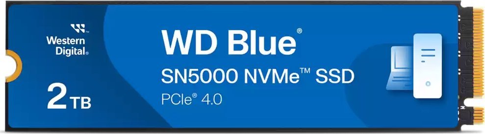 Dysk SSD SanDisk Blue SN5000 2TB M.2 2280 PCI-E x4 Gen4 NVMe (WDS200T4B0E)