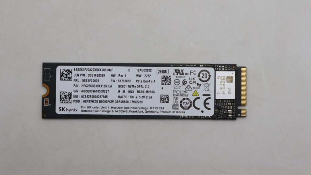 Dysk SSD Lenovo 256GB M.2 2280 PCIe 4.0 x4