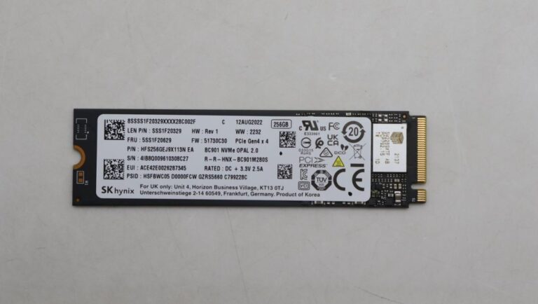 Dysk SSD Lenovo 256GB M.2 2280 PCIe 4.0 x4