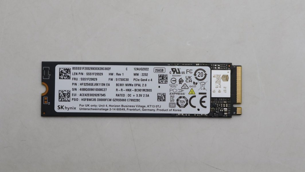 Dysk SSD Lenovo 256GB M.2 2280 PCIe 4.0 x4
