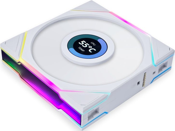 Wentylator Lian Li Uni Fan TL LCD 120 RGB 3-pack + Hub (12TLLCD3W)