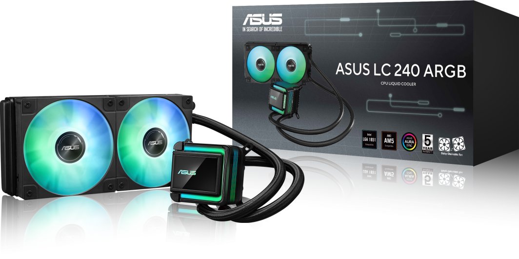 Chłodzenie wodne Asus LC 240 ARGB (4711636626859)