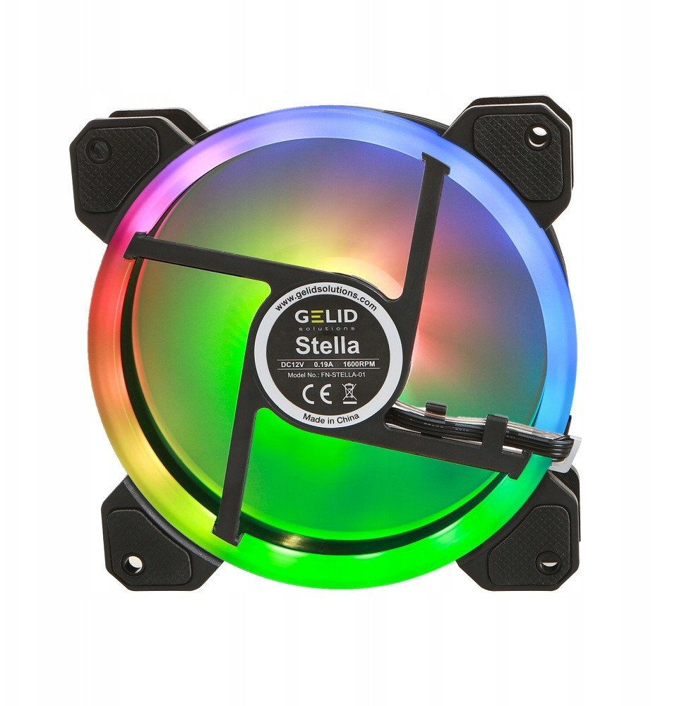 Wentylator Gelid 120mm Amber5 ARGB Combo Bundle (RF-RGB-MP-01)