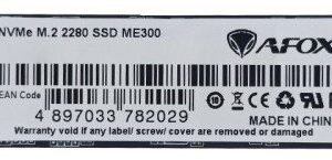 Dysk SSD AFOX ME300 128GB M.2 2280 PCI-E x4 Gen4 NVMe (ME300-128GN)