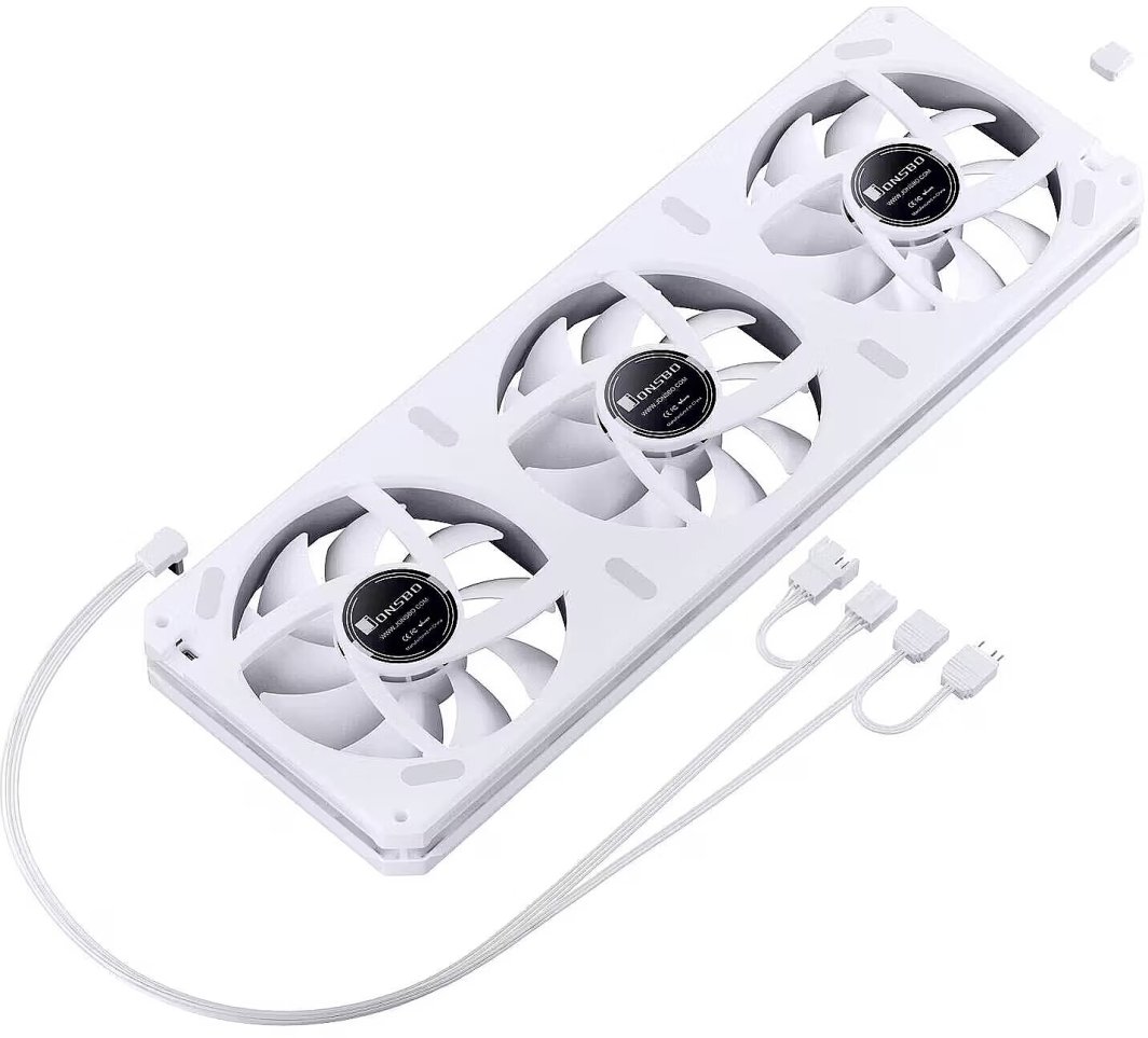 Wentylator Jonsbo Reverse Blade, PWM, ARGB - 360mm XA-360, biały (XA-360WR)