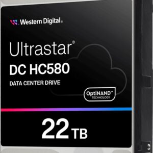 Dysk WD Western Digital ULTRASTAR DC HC580 8,89cm 3,5 cal 22TB 7200RPM SATA 512E TCG NP3