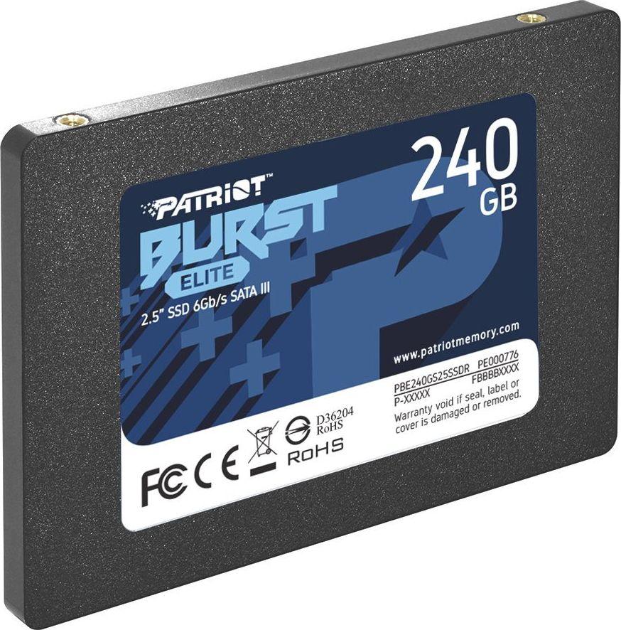 Dysk SSD Patriot Burst Elite 240GB 2.5" SATA III (PBE240GS25SSDR)