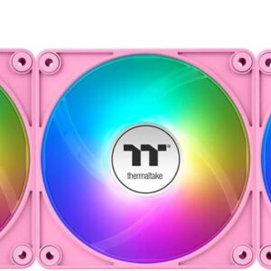 Wentylator Thermaltake CT120 EX Reverse ARGB Sync 3-pack różowy (CL-F225-PL12PK-A)