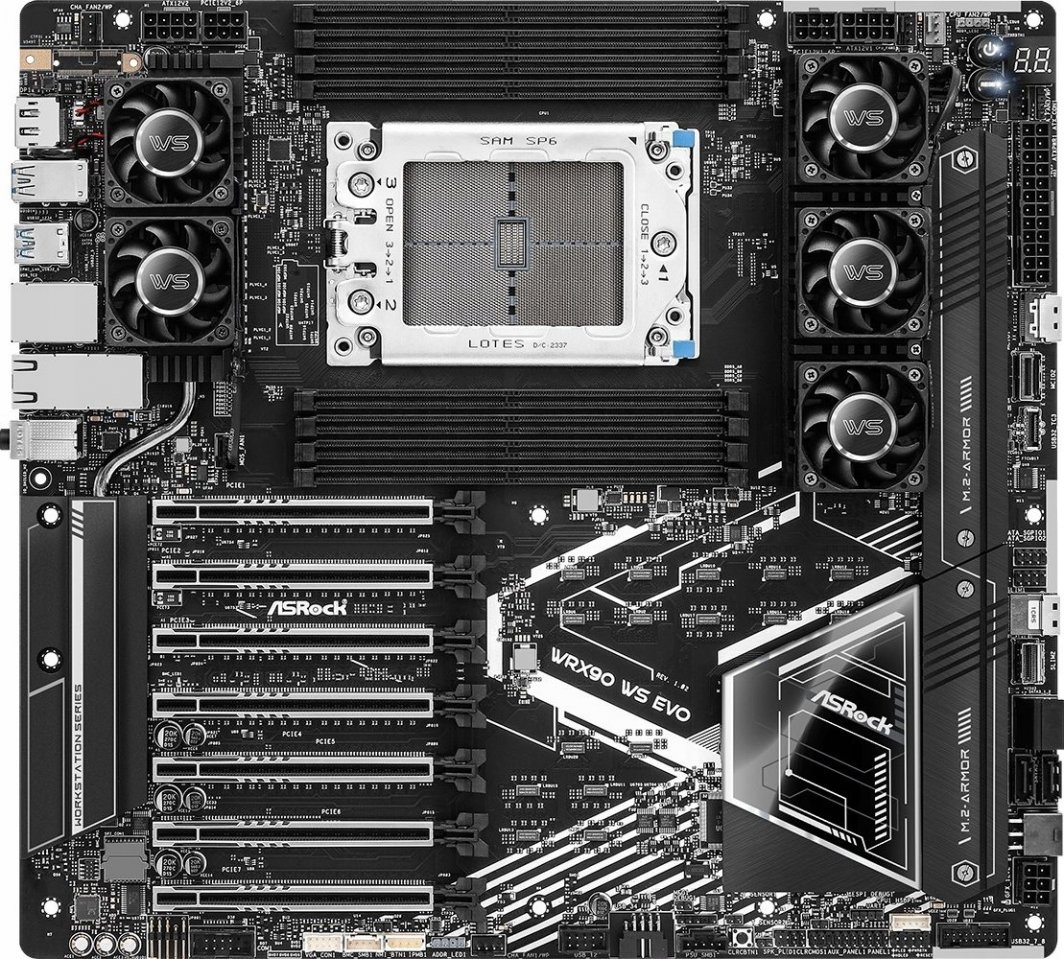 Płyta główna ASRock WRX90 WS EVO