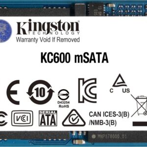 Dysk SSD Kingston KC600 512GB mSATA SATA III (SKC600MS/512G)