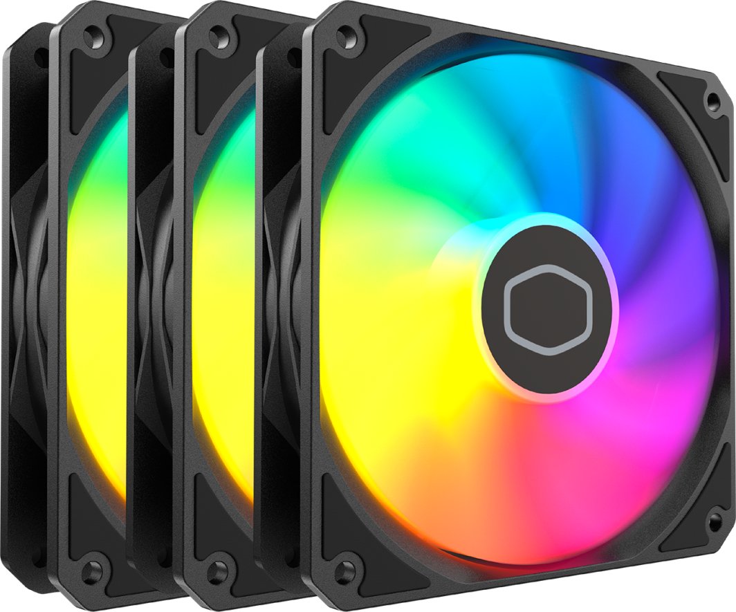 Wentylator Cooler Master MasterFan 120 Lite ARGB 3-Pack (MFW-B2DN-173PA-R1)
