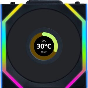 Wentylator Lian Li UNI FAN SL Wireless LCD 120 czarny (12SLLCD1W1B)