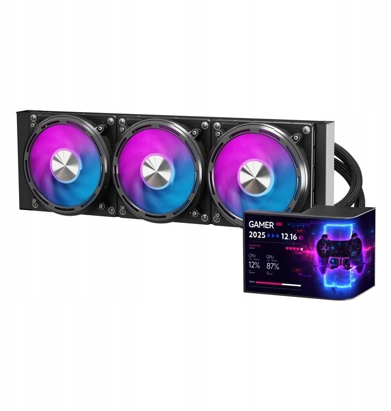 Chłodzenie wodne Darkflash UV360 Czarny (UV360 Black)