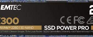 Dysk SSD Emtec X300 Power Pro 2TB M.2 2280 PCI-E x4 Gen3 NVMe (ECSSD2TX300)