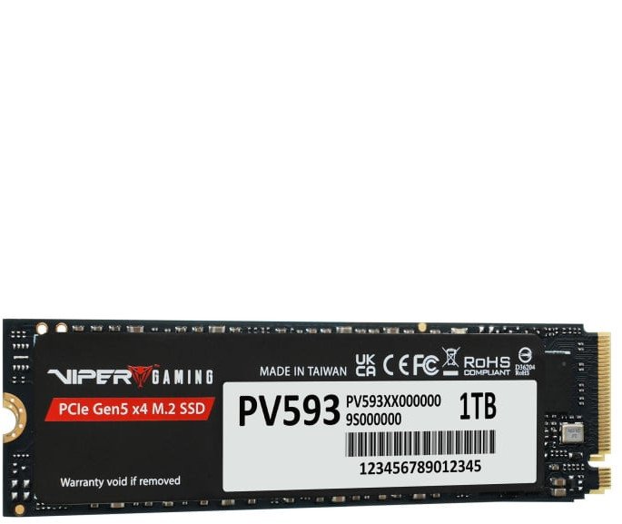 Dysk SSD Patriot Viper PV593 1TB M.2 2280 PCI-E x4 Gen5 NVMe (PV593P1TBM28H)