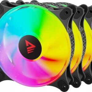 Wentylator Savio BLAST 120mm ARGB 3-pack