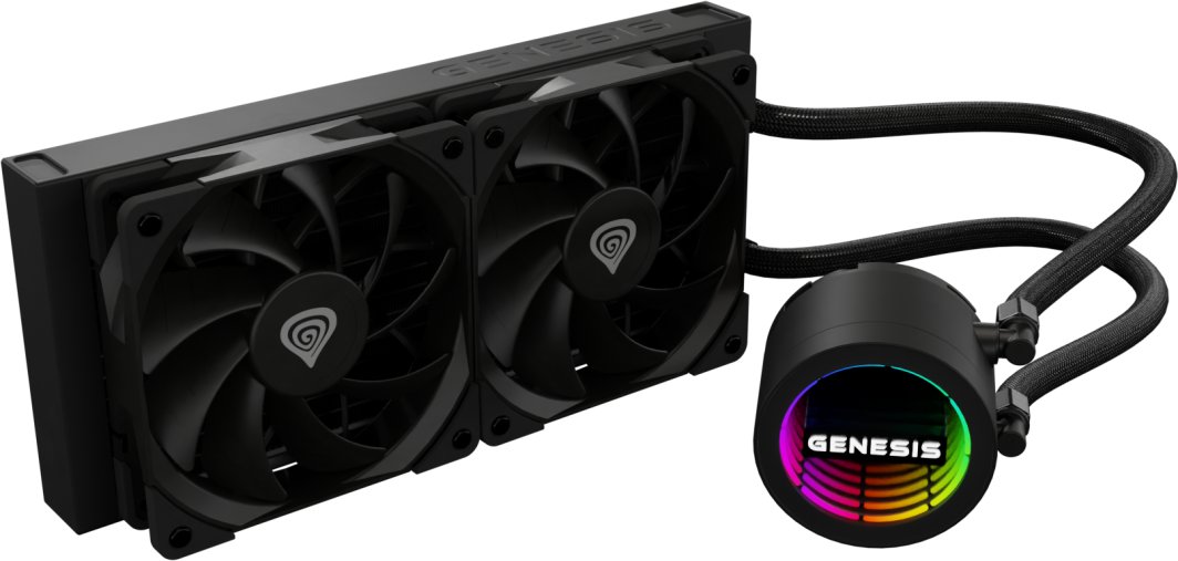 Chłodzenie wodne GENESIS Hydria 240 Czarne (NLG-2318)