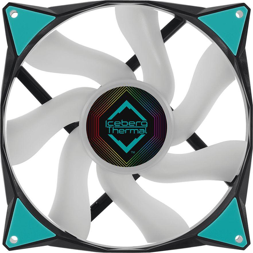 Wentylator Iceberg IceGALE ARGB 140 mm Czarny (ICEGALE14A-E0A)