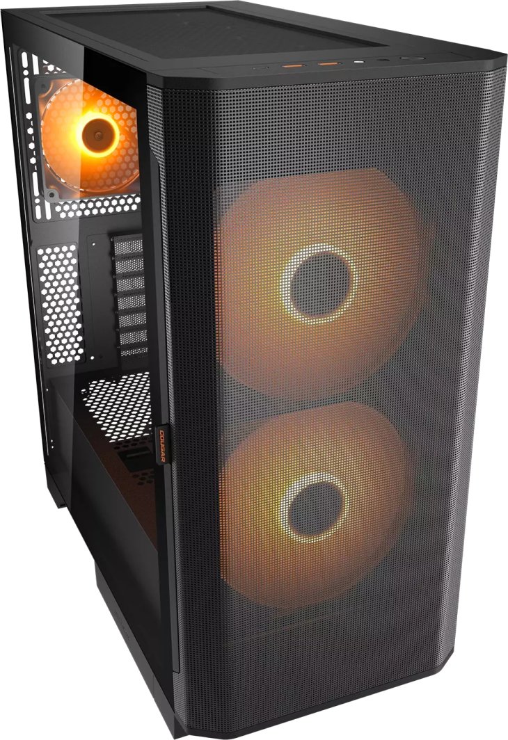 Obudowa Cougar Airface Flo RGB czarna (CGR-5YA6B-RGB)