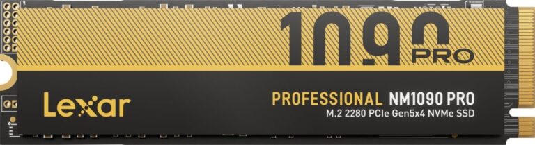 Dysk SSD Lexar NM1090 Pro 4TB M.2 2280 PCI-E x4 Gen5 NVMe (LNM109P004T-RNNNG)