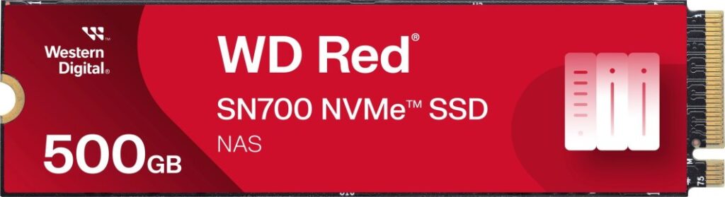 Dysk SSD SanDisk Red SN700 500GB M.2 2280 PCI-E x4 Gen3 NVMe (WDS500G1R0C)