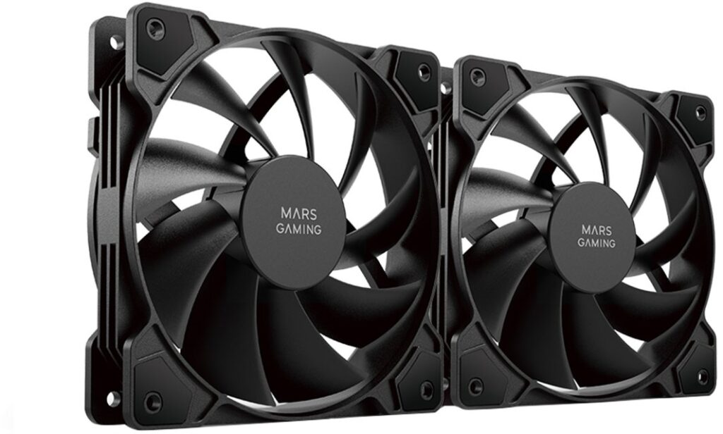 Wentylator Mars Gaming Mars Gaming MFPROX2 2x 120mm PC Case Fan