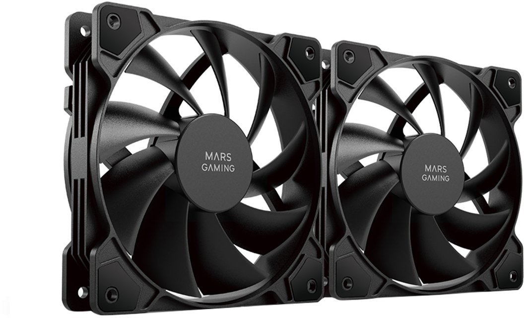 Wentylator Mars Gaming Mars Gaming MFPROX2 2x 120mm PC Case Fan