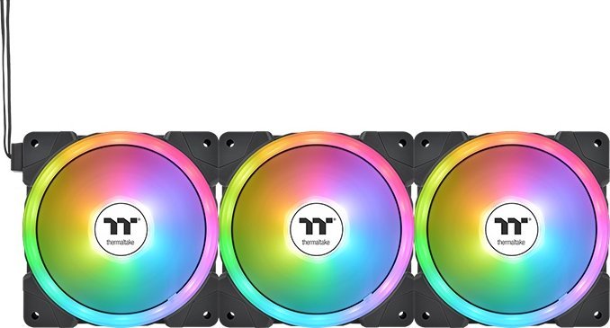 Wentylator Thermaltake SWAFAN EX14 ARGB Czarny 3-pack (CL-F168-PL14SW-A)