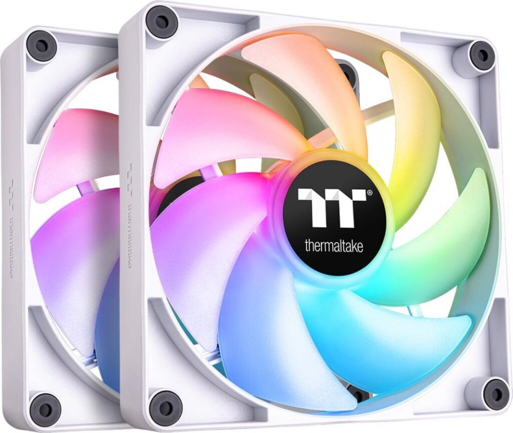 Wentylator Thermaltake CT120 ARGB Sync Snow 2-pack (CL-F153-PL12SW-A)
