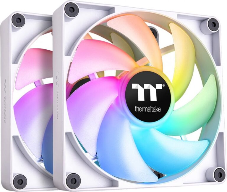 Wentylator Thermaltake CT120 ARGB Sync Snow 2-pack (CL-F153-PL12SW-A)