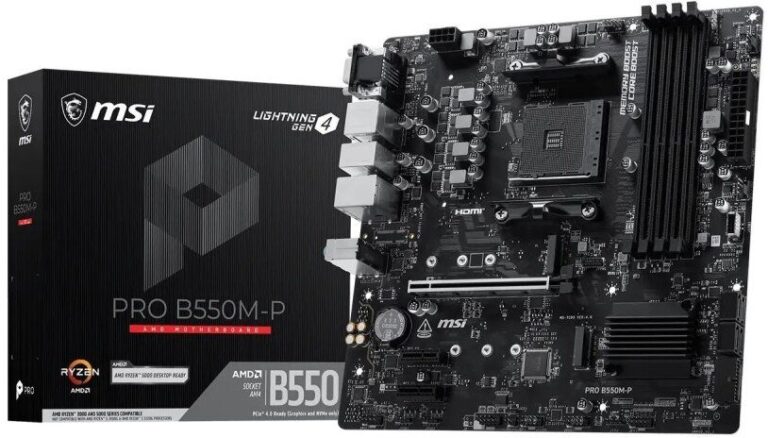 Płyta główna MSI PRO B550M-P