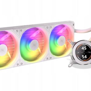 Chłodzenie wodne Krux HydroGlance 360 ARGB LCD White (KRXE005)