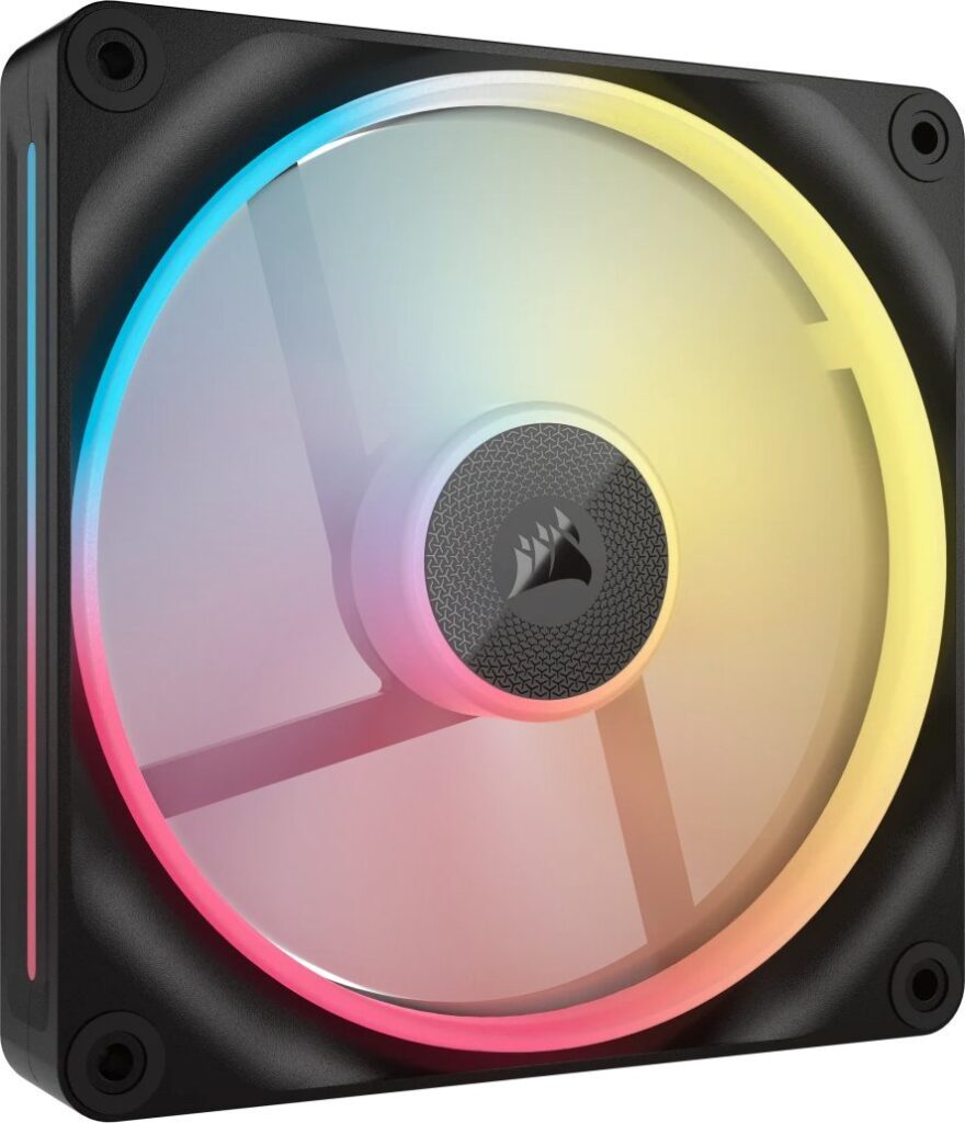 Wentylator Corsair iCUE LINK LX140-R RGB PWM czarny (CO-9051051-WW)
