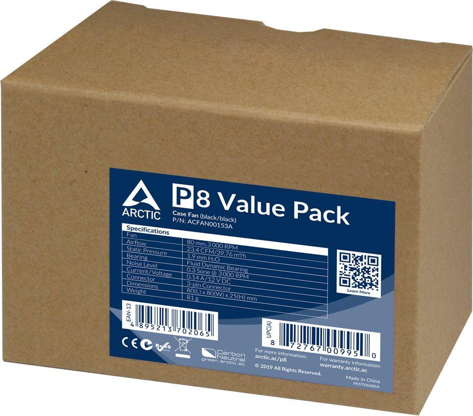 Wentylator Arctic P8 5-pack (ACFAN00153A)
