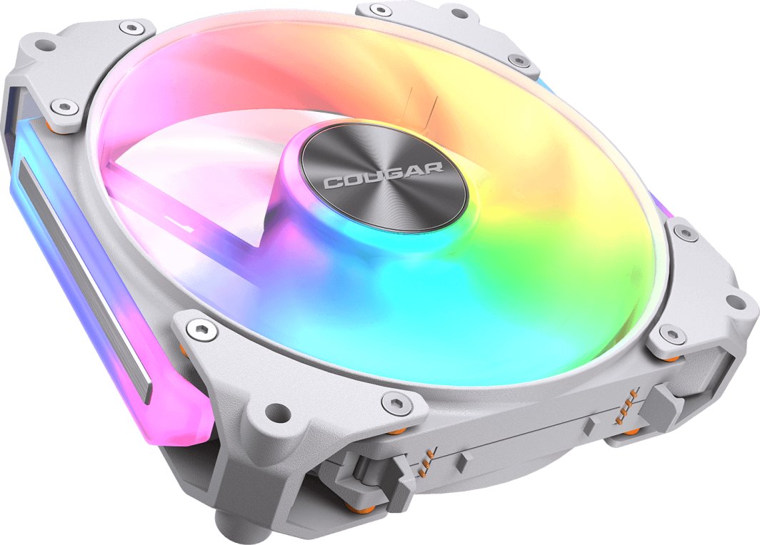 Wentylator Cougar Apolar 120 ARGB Reverse Blade Biały (CF-ARW12HW-RGB)